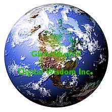 North America with Clouds